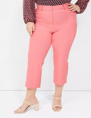 Lane Bryant 4-Season Slim Capri Women Pants Coral | FWP7925JI