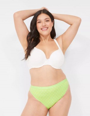 Lane Bryant Cotton French Cut Women Briefs Green | QQI6090VI