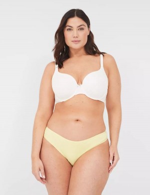 Lane Bryant Crush Cotton Dipped Tanga Women Briefs Yellow | CTI7120WE