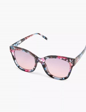 Lane Bryant Floral Print Cateye Women Sunglasses Multicolor | QIZ483ZA