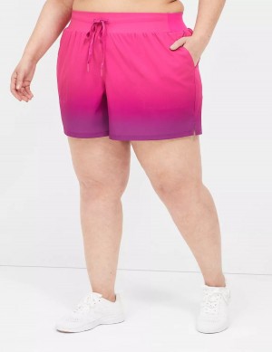 Lane Bryant LIVI Stretch Woven Women Shorts Pink | DHJ8069RJ