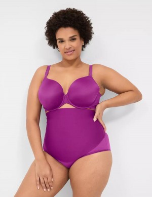 Lane Bryant Level 2 Totally Smooth Ultra High-Waist Women Briefs Purple | CLF366XI