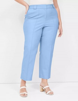 Lane Bryant Modern Straight Ankle Women Pants Blue | CNG1243AF