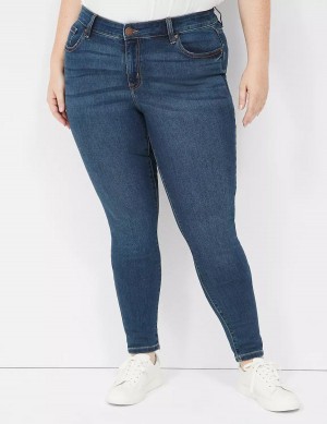 Lane Bryant Signature Fit Skinny Women Jeans Blue | VJB4862UG