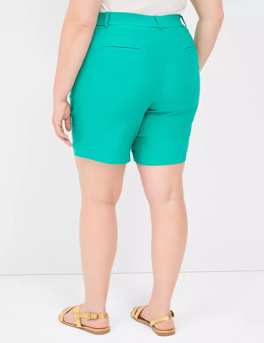 Lane Bryant 4-Season Bermuda Women Shorts Light Turquoise | HFD82100AP