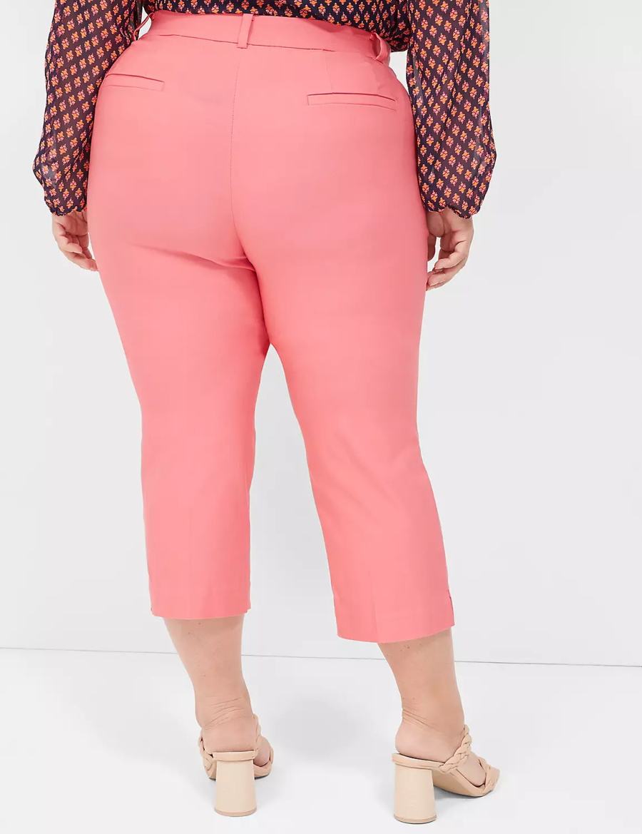 Lane Bryant 4-Season Slim Capri Women Pants Coral | JPI7448ON