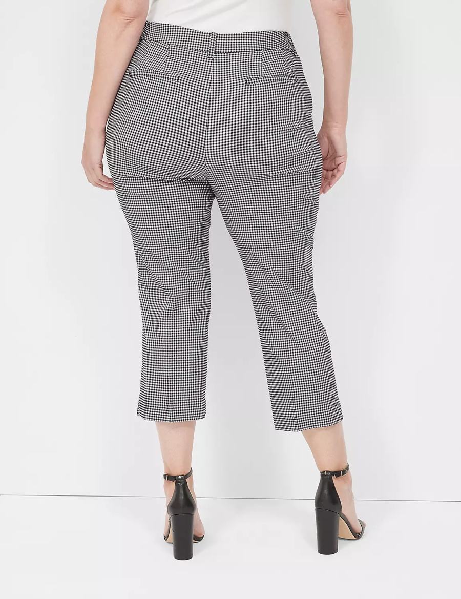 Lane Bryant 4-Season Slim Capri Women Pants Black | GVR6133IB