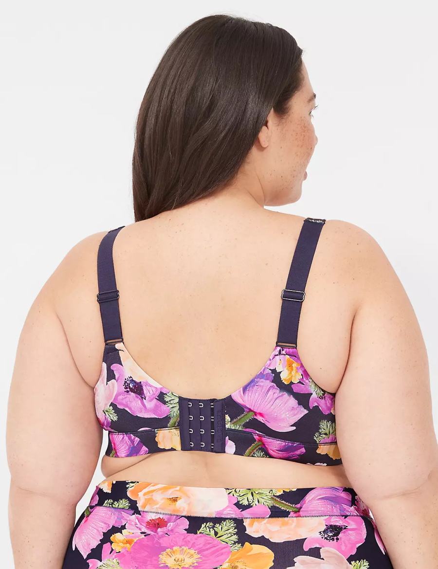 Lane Bryant Comfort Bliss Lightly Lined Full Coverage Women Bralettes Blue | RVE46100TM