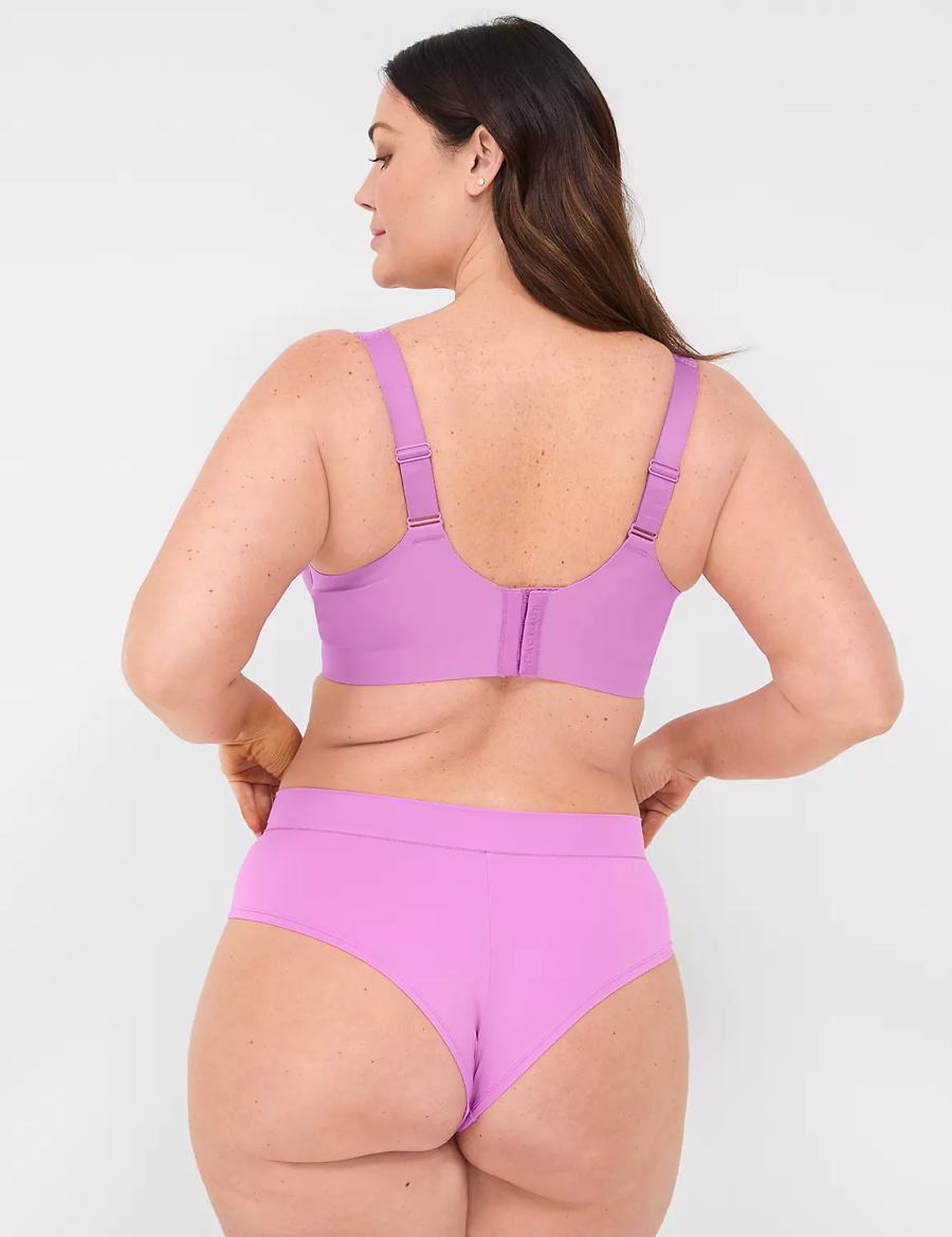 Lane Bryant Comfort Bliss Women Cheeky Panty Purple | NJG2573EA