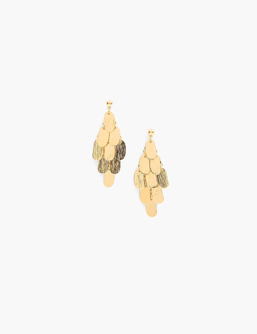 Lane Bryant Dangle Chandelier Women Earrings Gold | OLK7133LH