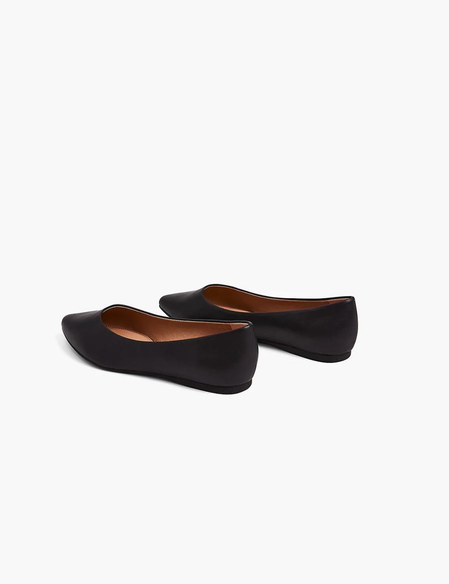 Lane Bryant Dream Cloud Pointed-Toe Women Ballet Flats Black | KAJ194KM