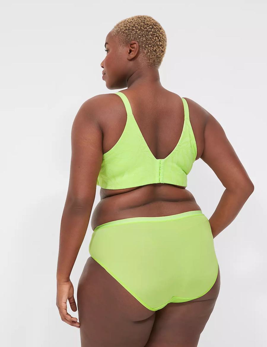 Lane Bryant Invisible Lace Backsmoother Full Coverage Women Bralettes Green | QSH6824KY