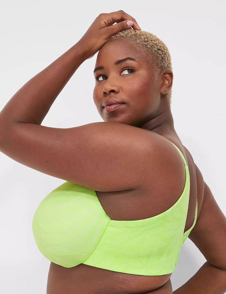 Lane Bryant Invisible Lace Backsmoother Full Coverage Women Bralettes Green | QSH6824KY