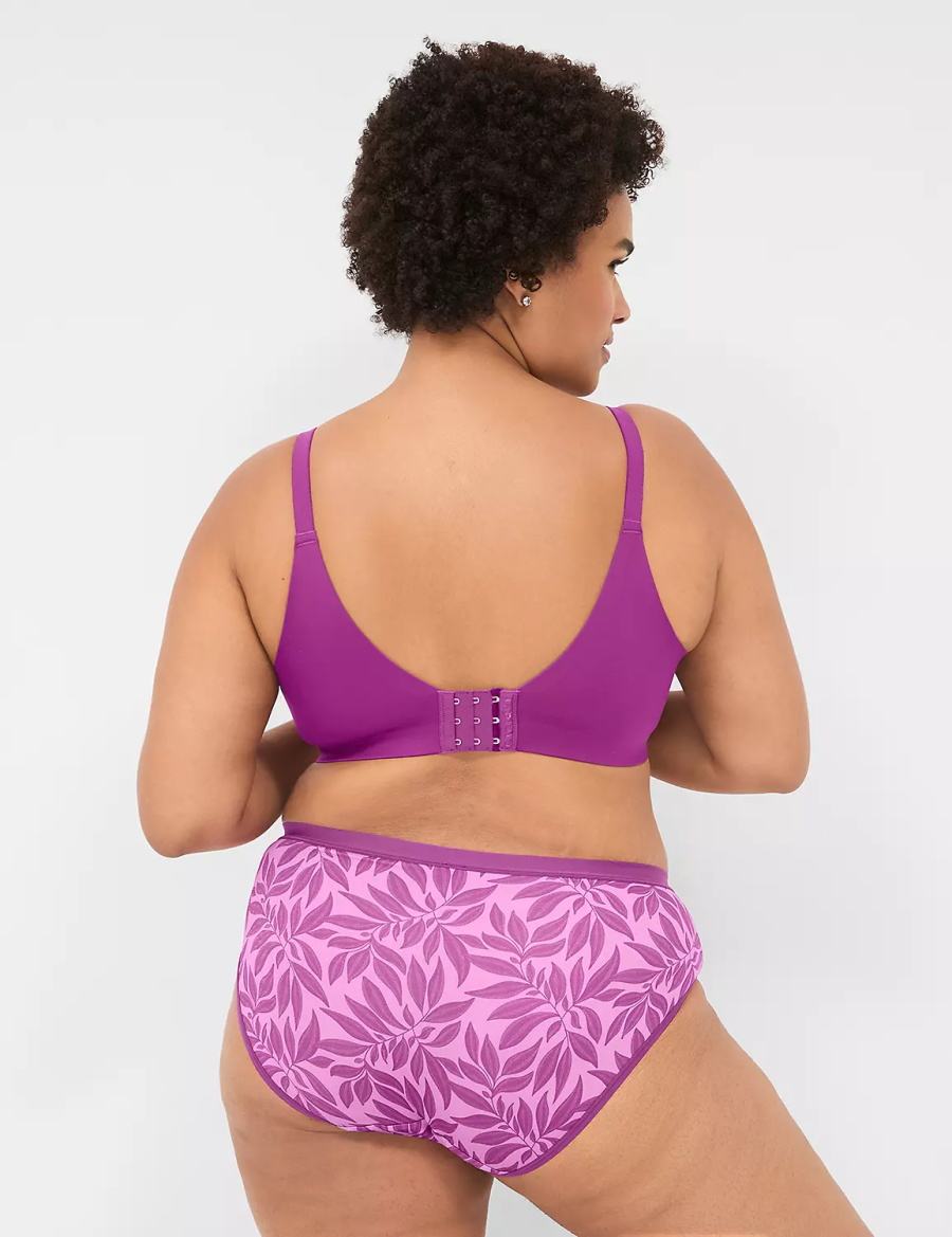 Lane Bryant No-Show Women Hipster Panty Purple | VOD4315DC