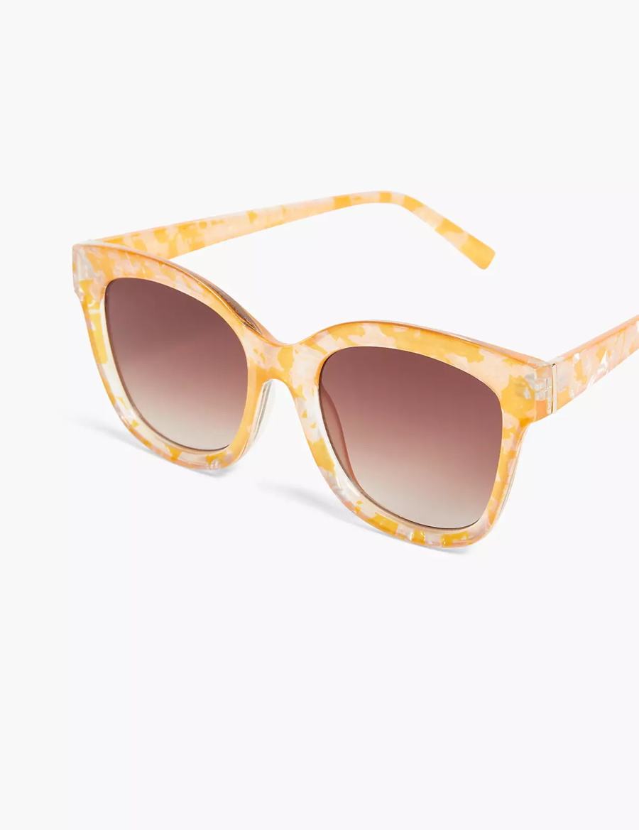 Lane Bryant Orange Cateye Women Sunglasses Orange | GUH162ZP