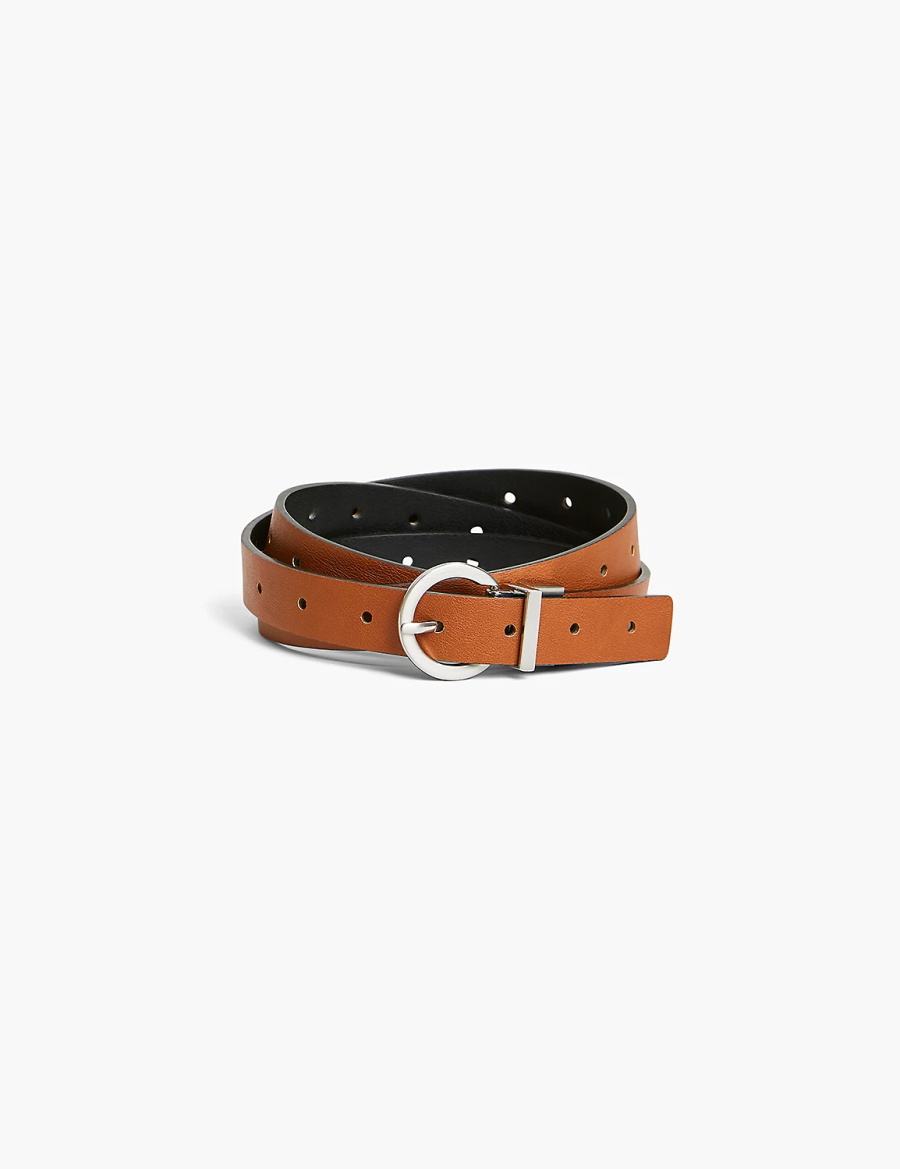 Lane Bryant Reversible Women Belts Black Brown | JFY6424CP