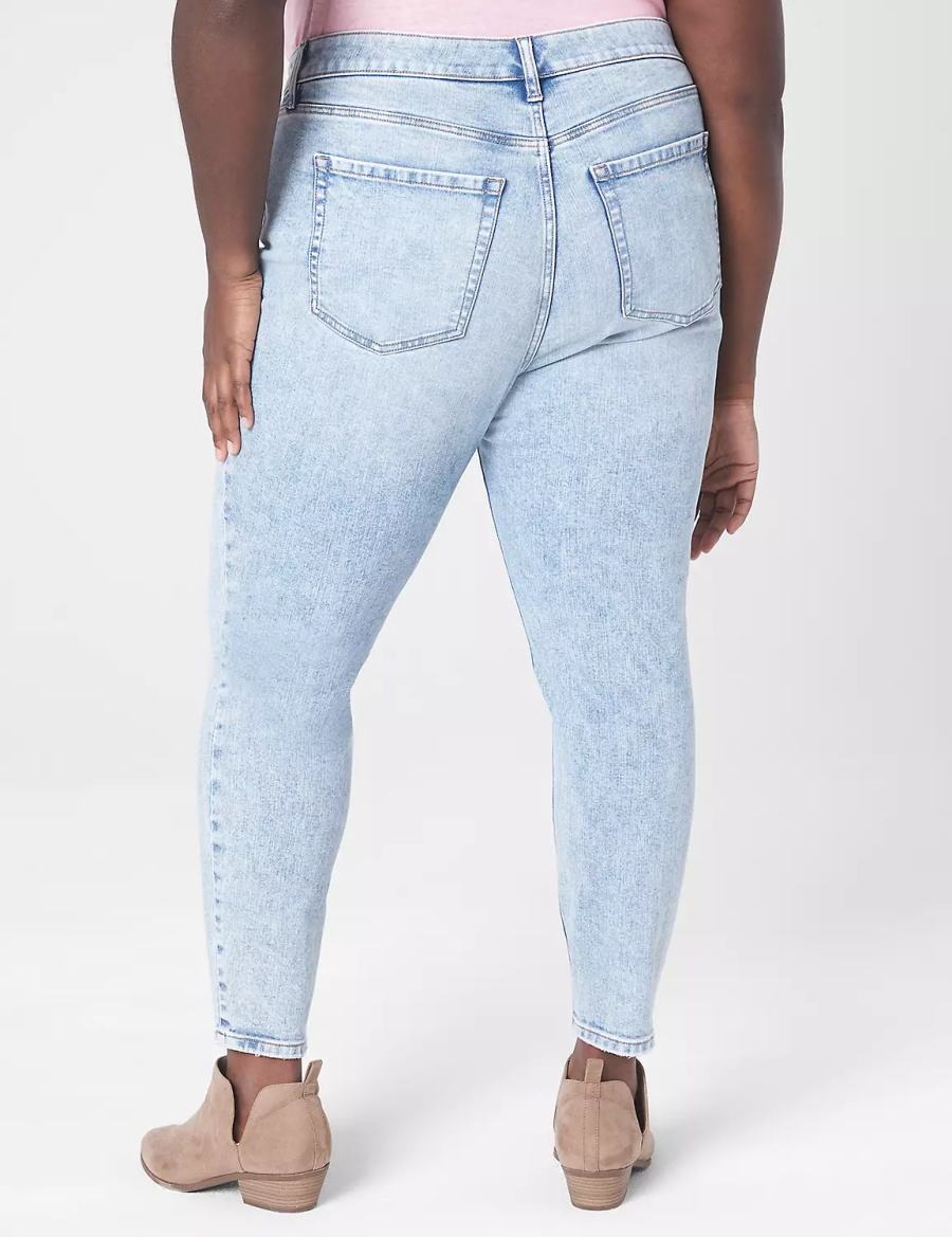 Lane Bryant Signature Fit Skinny Women Jeans Light Blue | LBT4173SZ