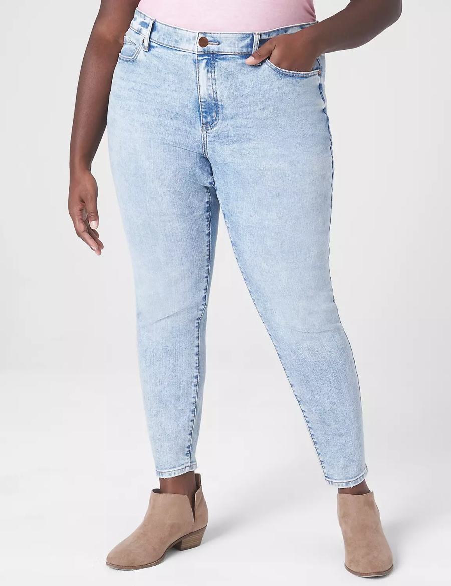 Lane Bryant Signature Fit Skinny Women Jeans Light Blue | LBT4173SZ