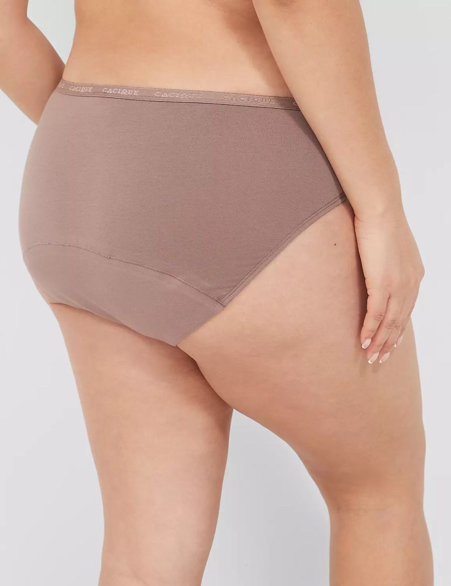 Lane Bryant Total Confidence Women Hipster Panty Deep Grey Brown | TTZ2482ZS