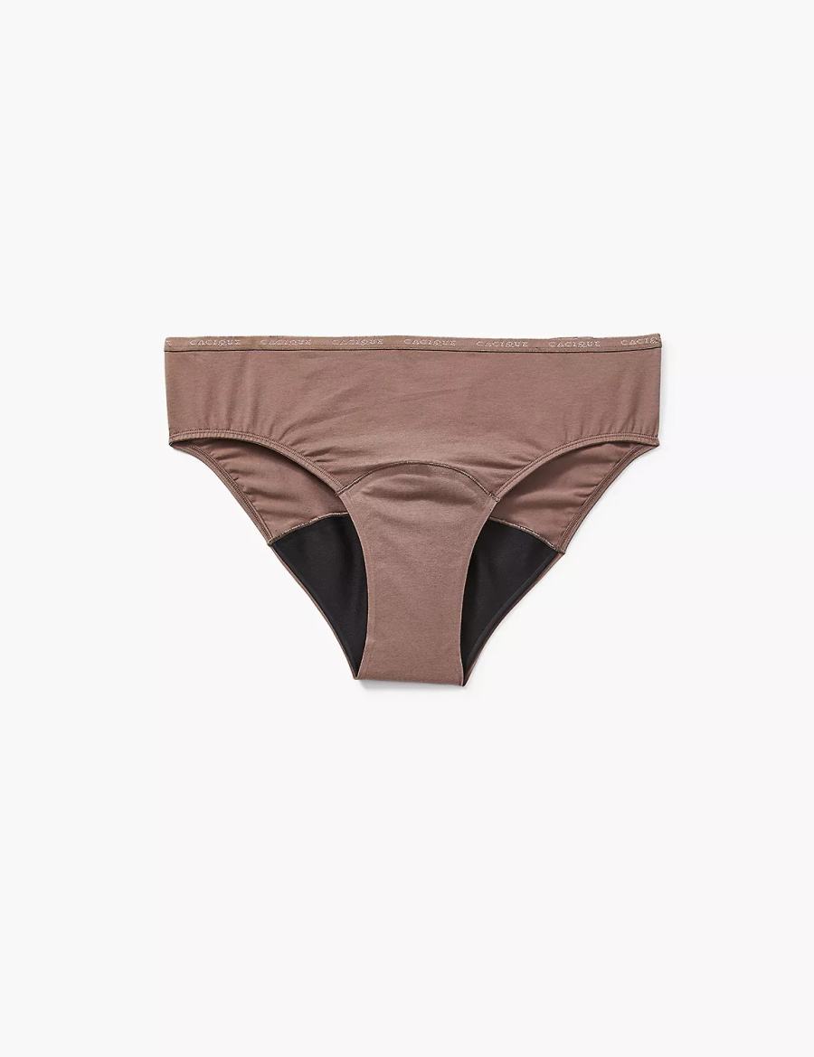 Lane Bryant Total Confidence Women Hipster Panty Deep Grey Brown | TTZ2482ZS