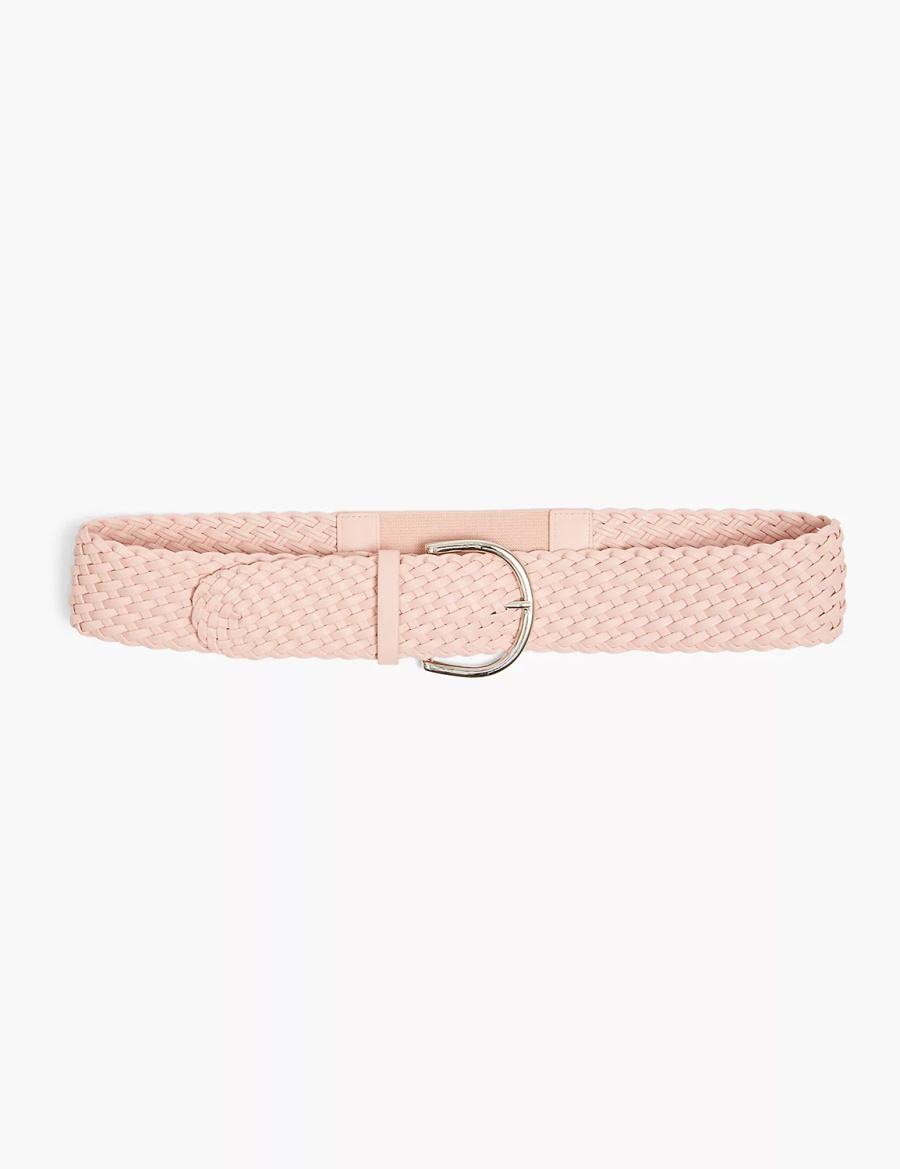 Lane Bryant Wide Faux-Leatherided Women Belts Pink | RTU9960VV